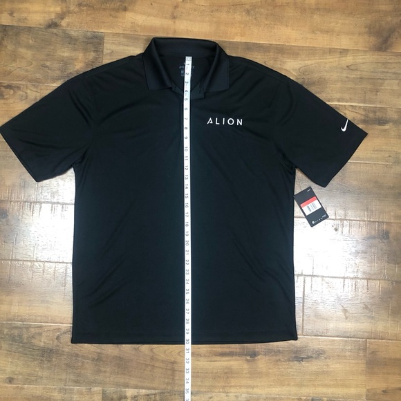 Nike Dri-Fit men's black golf shirt, large, NWT - Picture 7 of 9